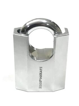 T41033 Recipromate 50mm Heavy Duty Shrouded Padlock-high Security Weatherproof Cut Resistant A