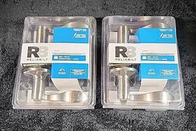 0597129 Reliabilt Bed / Bath Satin Nickel Finish Door Handle #0597129 Lot Of 2 Brand New