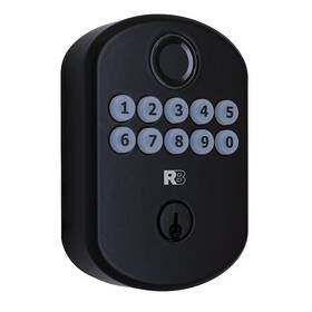 1142-050-906 Reliabilt Matte Black Electronic Deadbolt And Fingerprint Keypad