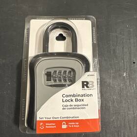 6239993 Reliabilt Combination Lock Box Weather Resistant Holds Up To 6 Keys New