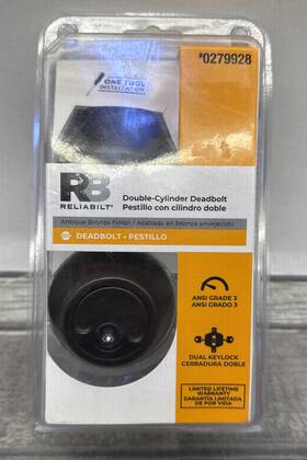 Reliabilt 883351772013 Door Lock Double Cylinder Deadbolt