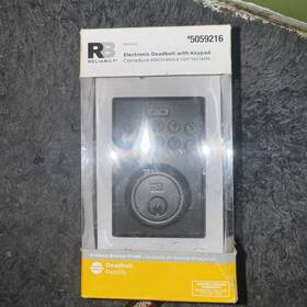 92640-026 Reliabilt Bragg Antique Bronze Single Cylinder Electronic Deadbolt Light Keypad