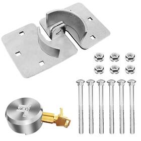 Reset 794163210047 Reset-904 Heavy Duty Solid Steel Hidden Shackle Padlock With High Security Ha