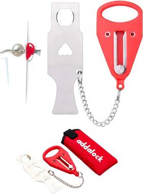 I9889 Rishon Enterprises Inc. Addalock The Original Portable Door Lock For Travel And Home Security Durable 1-p