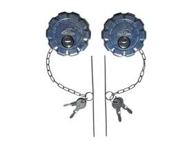 Lfcap-vlmk2 Road Superior Truck Parts 3 Inch Keyed Alike Pair Locking Diesel Fuel Cap For Volvo Vnl Series Low Sulfu