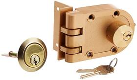 Rocky Mountain Goods 027132858255 Jimmy Proof Lock Deadbolt - Heavy Duty Safety Deadb