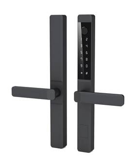 Rudrbe 753839942910 Sliding Door Smart Lock With Fingerprint Password Bluetoot