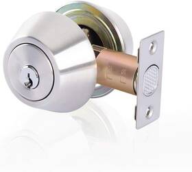 7301 Rulart 313037037032 Double Keyed Deadbolt Lock - On Both Sides 2-way Adjustable Cylinder