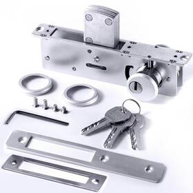 Ins-lk-st-006 Rupxinsplend Double Cylinder Deadbolt Commercial Door Locks Storefront Lock Set - Dou