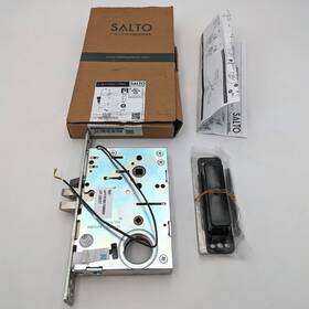 La1t1570a71im8rh Salto Electric Mortise Lock With Door Detector - Stainless Steel