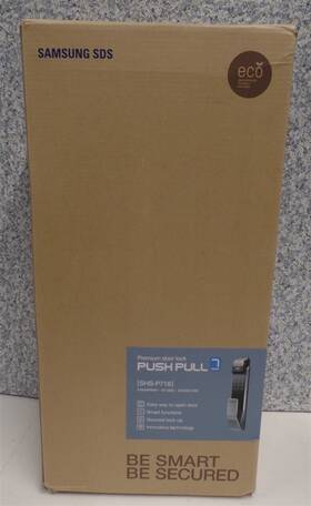 P718lbk-vk Samsung Sds Shs-p718 Premium Smart Push Pull Door Lock Silver New