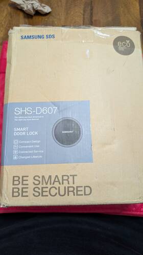 Shs-d607 Samsung Smart Door Lock
