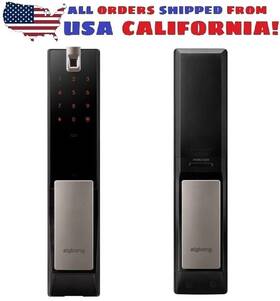Zd-p73 Samsung Zigbang Smart Push Pull Lock - App Fingerprint Pin Rfid New