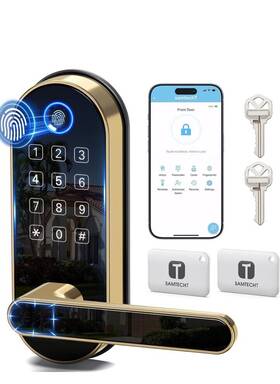 Samtecht 696399169017 Smart Lock Keyless Entry Door Fingerprint