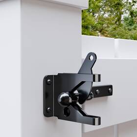Sankeytew 664918588670 4 Pack Heavy-duty Self-locking Gate Latch For Wood Fence - Automatic Gr