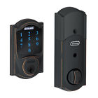 Scbe469nxv-cam-619 Schlage Connect Electronic Touchsreen Deadbolt