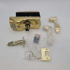 10-027 Schlage 043156234714 Fe595 Cam 505 16-234 Camelot Flex Lock Bright Brass No Keys