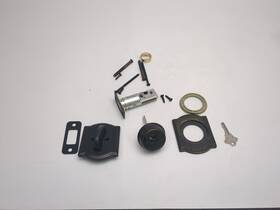 B60n Schlage 043156384327 Single Cylinder Keyed Entry Deadbolt Door Handle 1 3/4 Dr Aged Bronze