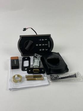 Be375-cam Schlage 043156434176 Be375 Cam 716 Camelot Touch Deadbolt Aged Bronze