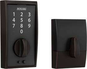 Be375 Schlage 043156434299 Cen 716 Touch Century Touchscreen Keyless Deadbolt