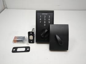 Schlage 043156489053 Matte Black Metal Touchscreen Deadbolt