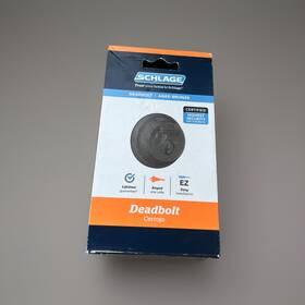 Schlage 043156719815 Highest Security Keyed Round Deadbolt Entrance Matte Black