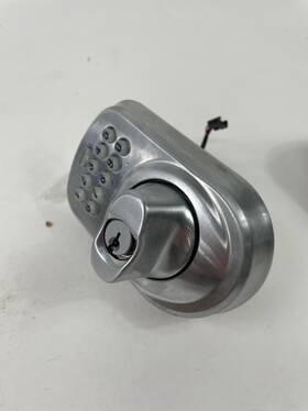 Be365vply626 Schlage 043156894628 Plymouth Keypad Deadbolt Electronic Keyless Entry Lock Satin Chrome