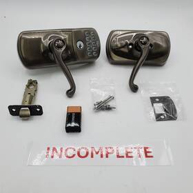 Fe595ply620fla Schlage 043156897001 Plymouth Keypad Entry Flex-lock Antique Pewter No Keys