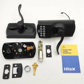 Fe595 Schlage 043156981441 Ply 622 Acc Plymouth Keypad Entry With Flex-lock Matte Black Read