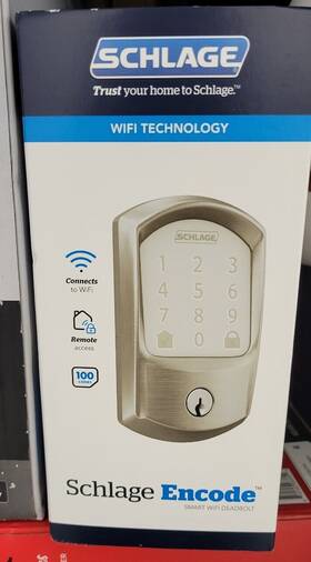 Be489wbgrw619 Schlage 194555148956 New Encode Smart Wifi Deadbolt Satin Nickel