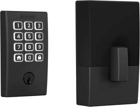 Schlage 194555219939 Arrive Century Matte Black Smart Wifi Deadbolt