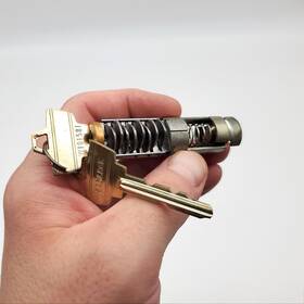 21-004-w-10-612 Schlage Door Lock Cylinder 21-004 W For 10 Series 927 Keyway Bronze Keyed Diff