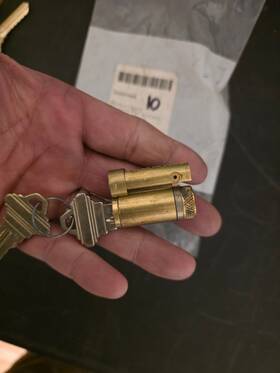 23030fg606 Schlage Cylinder 6pin 23-030 Fg 606 Ic
