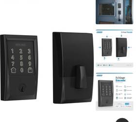 Schlage 313018023085 Encode Smart Wifi Deadbolt Lock For Front Door - Keyless Entry With App
