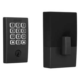 Schlage 313039411410 Century Matte Black Electronic Arrive Smart Wifi Deadbolt