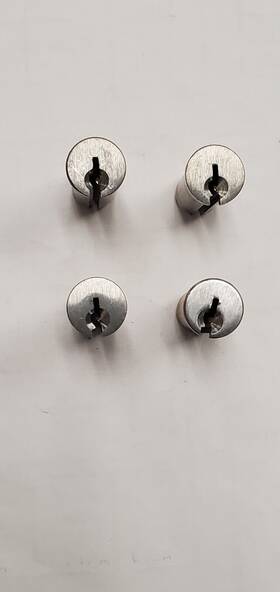 33-406 Schlage Mortise Cylinder Satin Chrome Finish Plugs Keyed To C Keyway