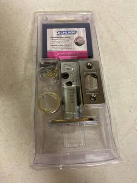 40-222 Schlage Assorted Steel Deadbolt Latch Replacement 1 Pk
