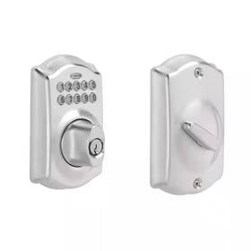 Schlage 445035763705 Camelot Satin Chrome Electronic Keypad Deadbolt