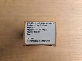 47-413-5 Schlage 606 Padlock Cylinders 5-pin C Keyway Non-handed Solid Brass