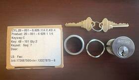 Schlage .626.114 Commercial Lock Cylinder Cyl. 20-001-6.626.114.c.kd.4 New In Open Box