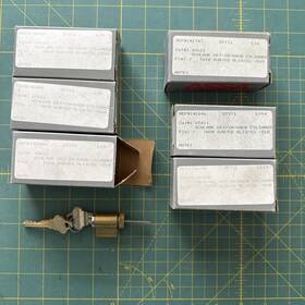 65611 Schlage Lot Of 6 Key In Knob Cylinder For Cat#