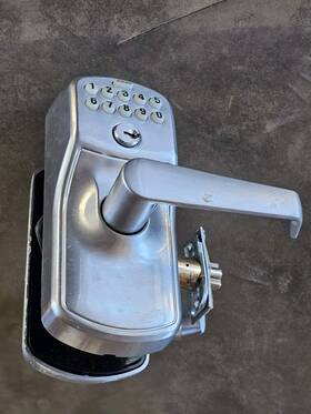 685163 Schlage Fe595 Handle Lock Keypad Assembly Nickel Only Read No Key