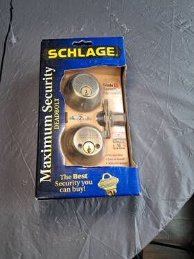 70091 Schlage Ultima Maximum Security Deadbolt Grade 2 - New In Box