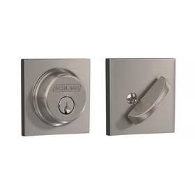 Schlage 705353089961 B60 Series Collins Satin Nickel Single Cylinder Deadbolt Certified Highest For S