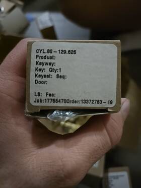 Cyl.80-129.626 Schlage 80-129 80-129.626 Lock Cylinder Housing Satin Chrome