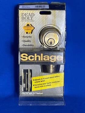 B162n-609 Schlage Deadbolt Double Cylinder B162n 609 Ka4 0265 Still Sealed