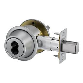 B560b Schlage 626 Single Cylinder Deadbolt Grade 2 Satin Chrome