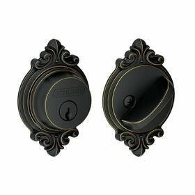 B60brk716 Schlage B60n Brk 716 Single Cylinder Grade 1 Deadbolt Bronze