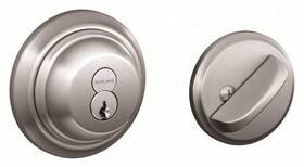 B60r6626 Schlage B60-r6 Single Cylinder Keyed Entry Deadbolt - Chrome