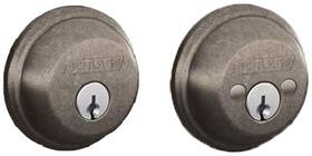 B62621 Schlage B62 Nickel Double Cylinder Grade 1 Deadbolt From The B-series